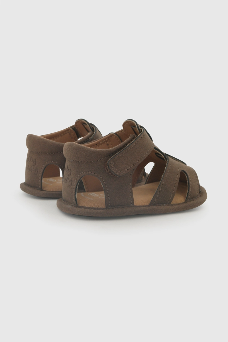 SANDALIA VELCRO CAFE NIÑO 14-18 COLLOKY - 6