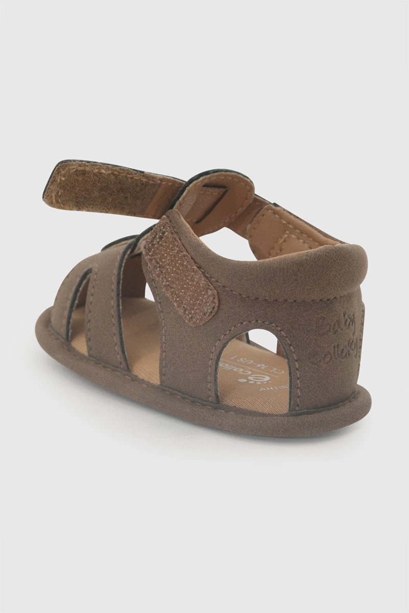 SANDALIA VELCRO CAFE NIÑO 14-18 COLLOKY - 7