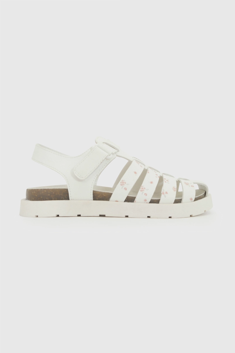 SANDALIA FRANCISCANA BLANCA NIÑA 28-38 COLLOKY - 3