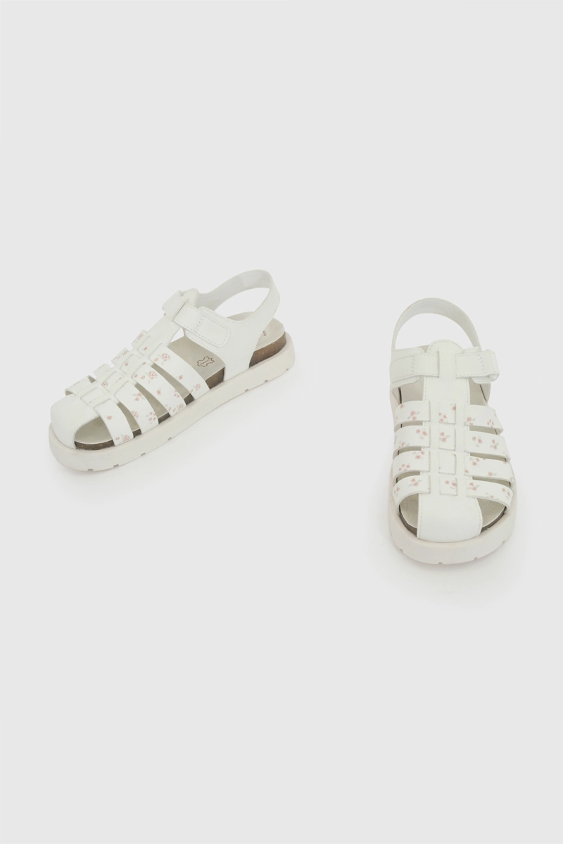 SANDALIA FRANCISCANA BLANCA NIÑA 28-38 COLLOKY - 5