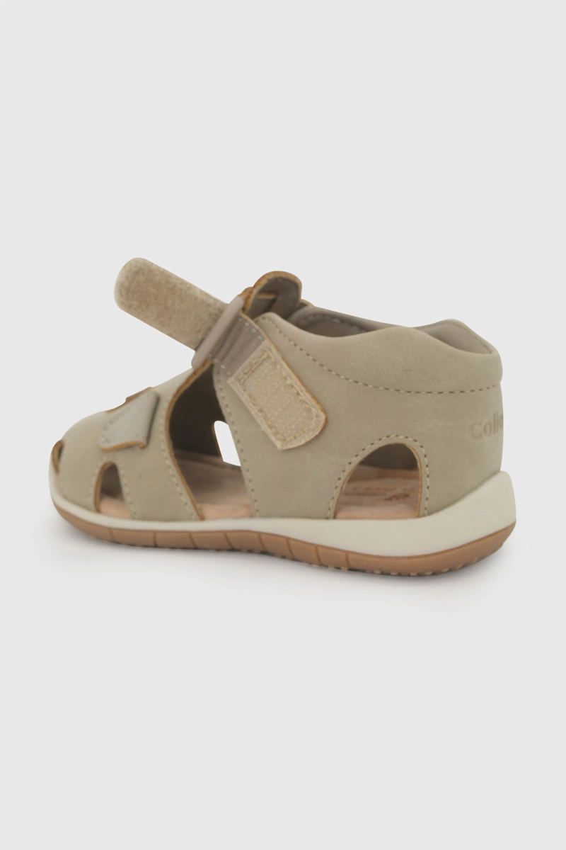 SANDALIA VELCRO BEIGE NIÑO 18-21 COLLOKY - 7