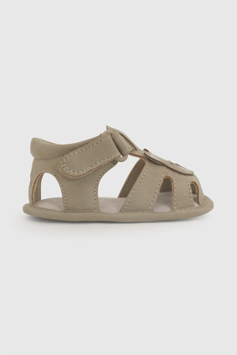 SANDALIA VELCRO BEIGE NIÑO 14-18 COLLOKY - 2