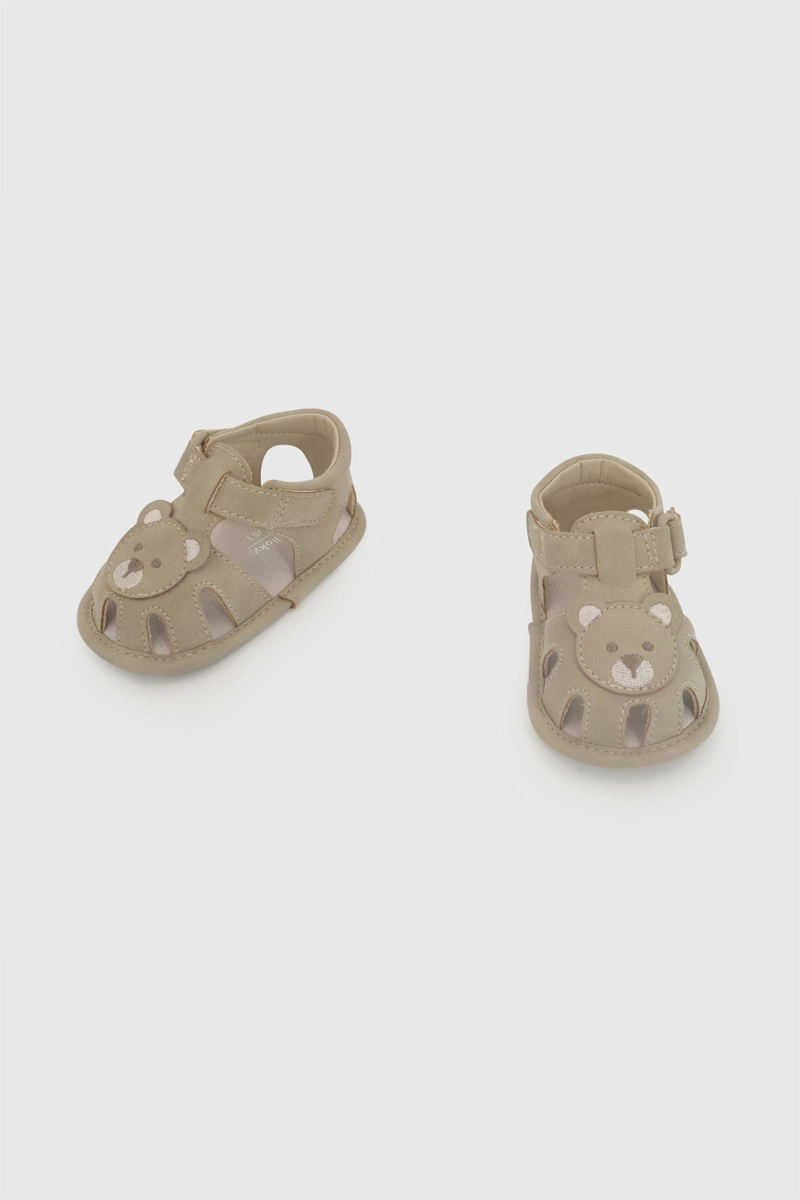 SANDALIA VELCRO BEIGE NIÑO 14-18 COLLOKY - 4