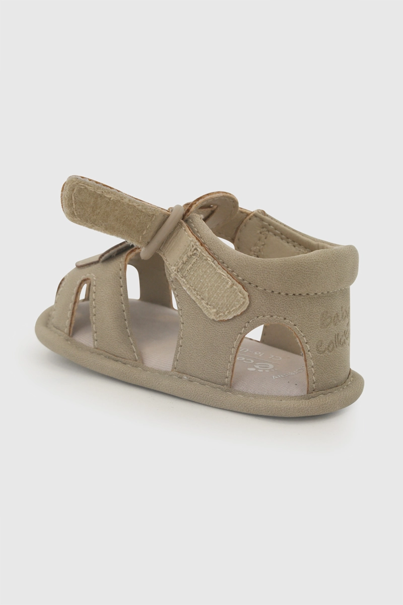 SANDALIA VELCRO BEIGE NIÑO 14-18 COLLOKY - 6