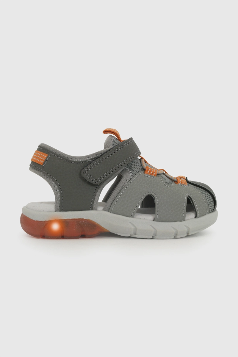 SANDALIA LUCES GRIS NIÑO 21-27 COLLOKY - 3