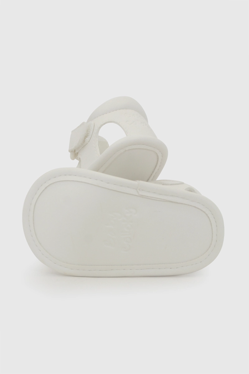 SANDALIA CON VELCRO BLANCO NIÑA 14-18 - 4