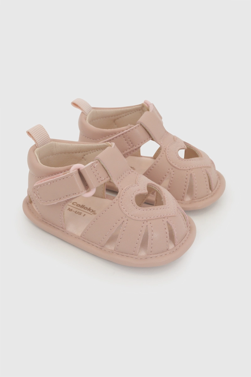 SANDALIA VELCRO ROSADA NIÑA 14-18 COLLOKY - 1