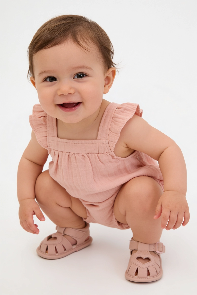 SANDALIA VELCRO ROSADA NIÑA 14-18 COLLOKY - 2