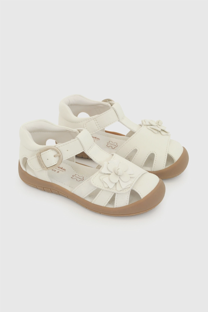 SANDALIA ROMANTICA BLANCA NIÑA 21-27 COLLOKY - 1