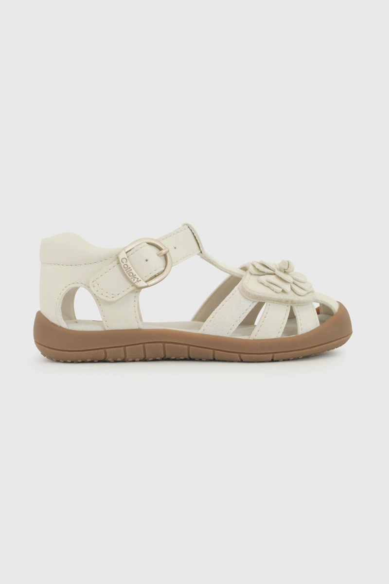 SANDALIA ROMANTICA BLANCA NIÑA 21-27 COLLOKY - 2