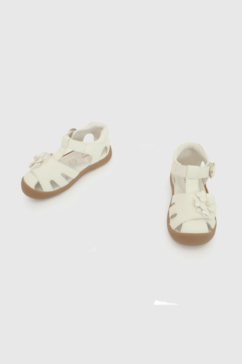 SANDALIA ROMANTICA BLANCA NIÑA 21-27 COLLOKY - 4