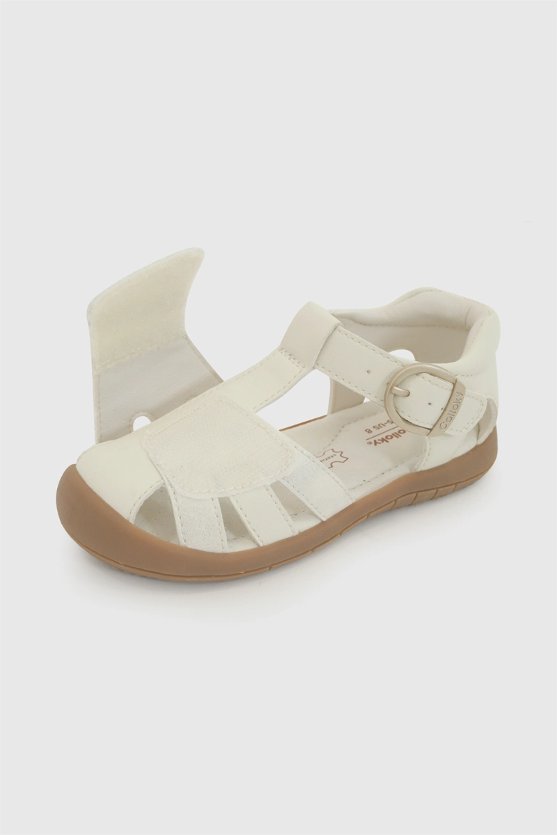SANDALIA ROMANTICA BLANCA NIÑA 21-27 COLLOKY - 6