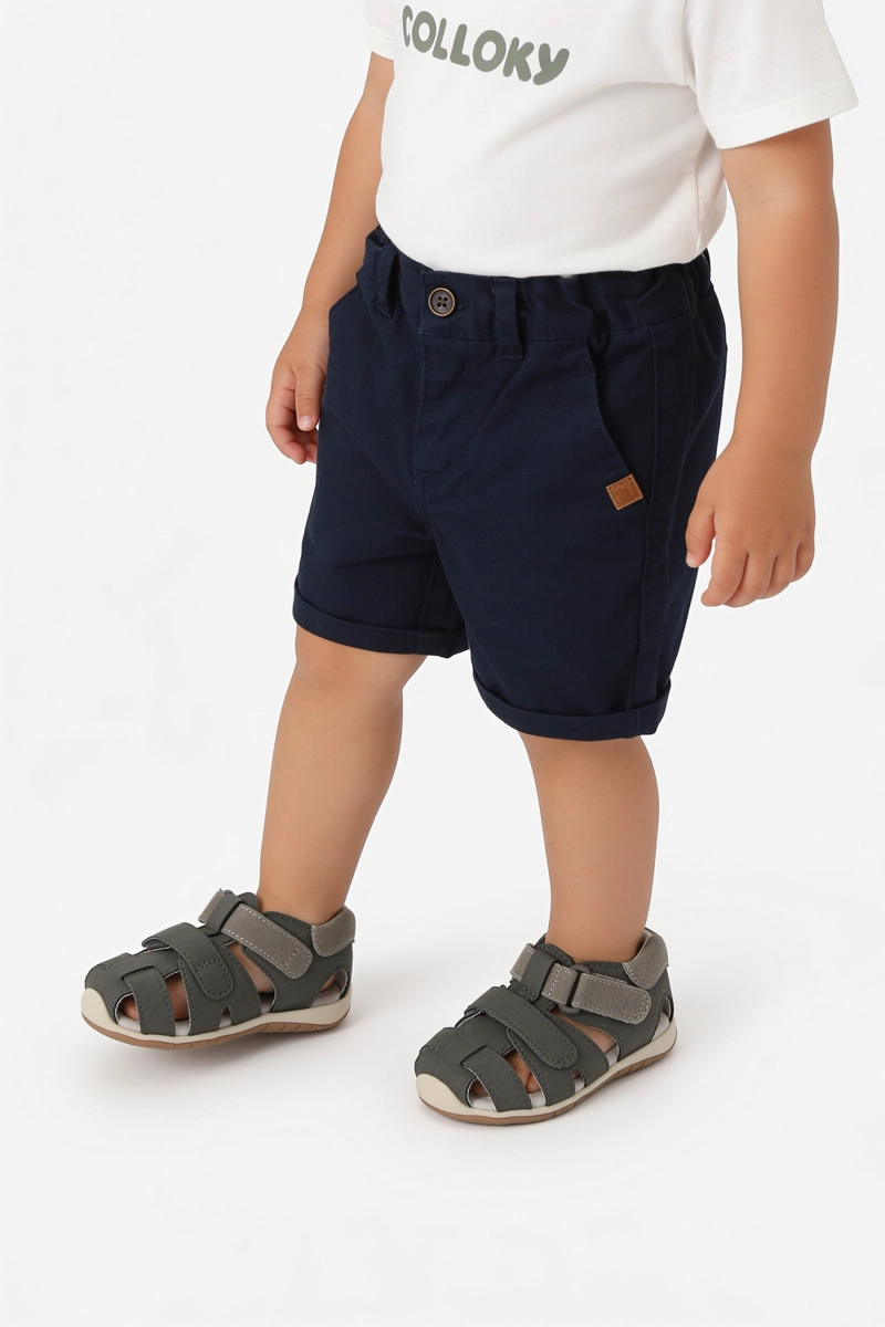 SANDALIA VELCRO NEGRA NIÑO 18-21 COLLOKY - 2