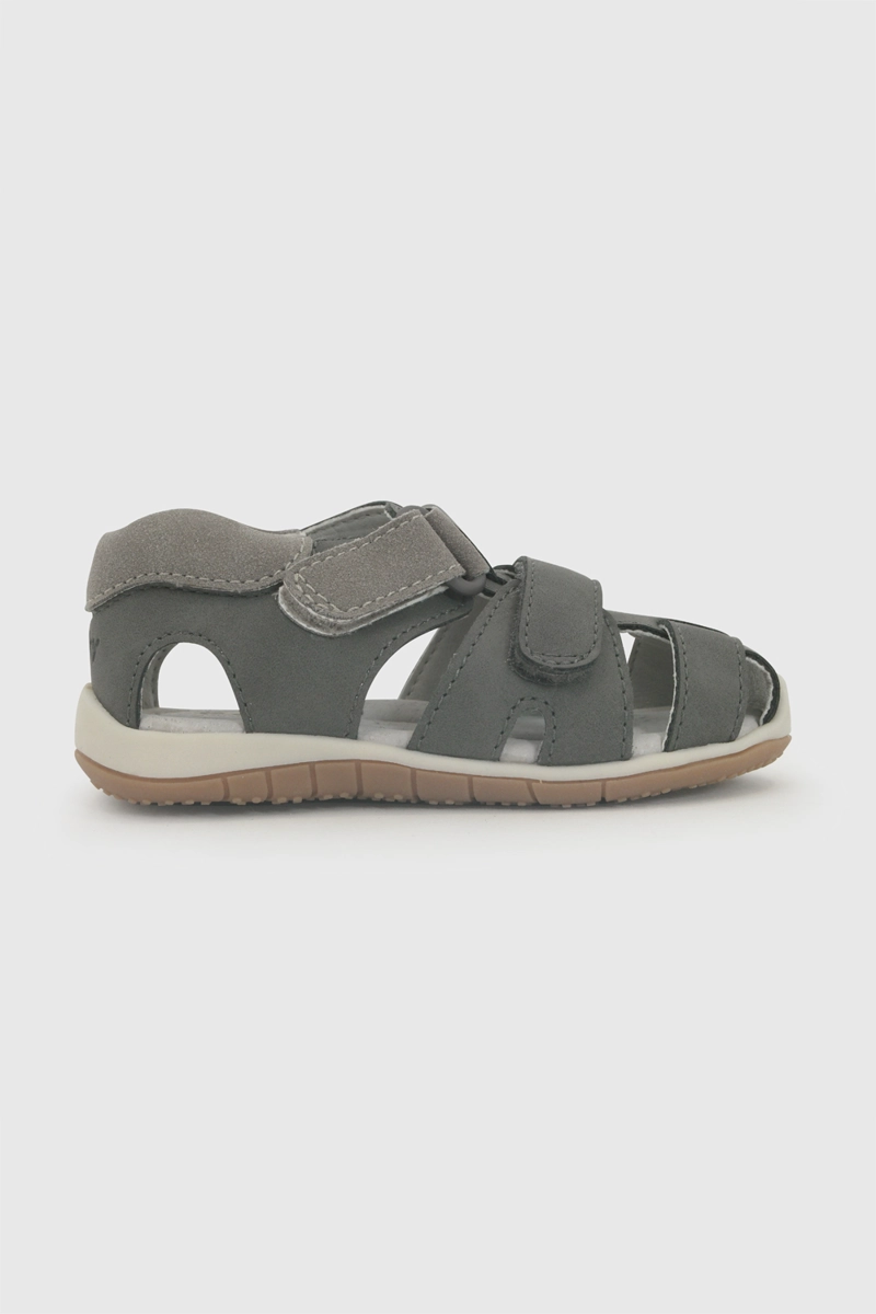 SANDALIA VELCRO NEGRA NIÑO 18-21 COLLOKY - 3