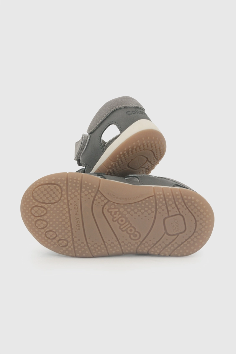 SANDALIA VELCRO NEGRA NIÑO 18-21 COLLOKY - 4