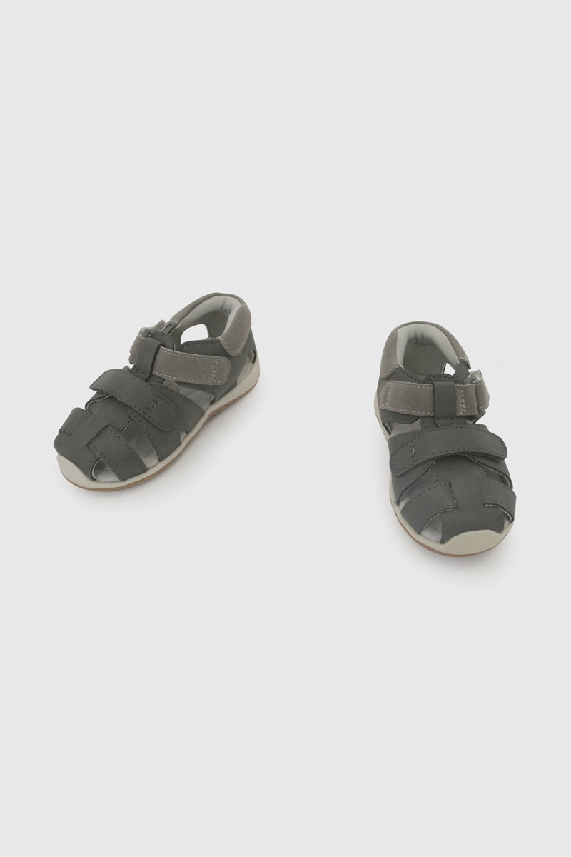 SANDALIA VELCRO NEGRA NIÑO 18-21 COLLOKY - 5