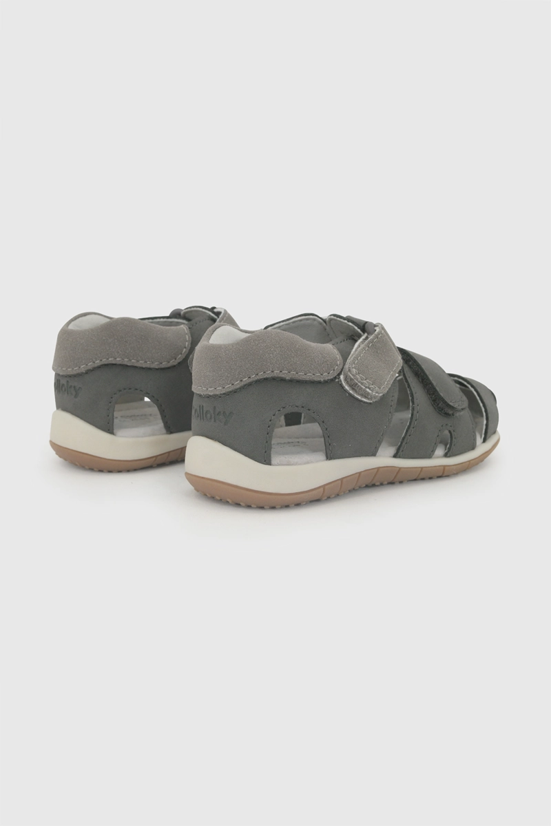 SANDALIA VELCRO NEGRA NIÑO 18-21 COLLOKY - 6