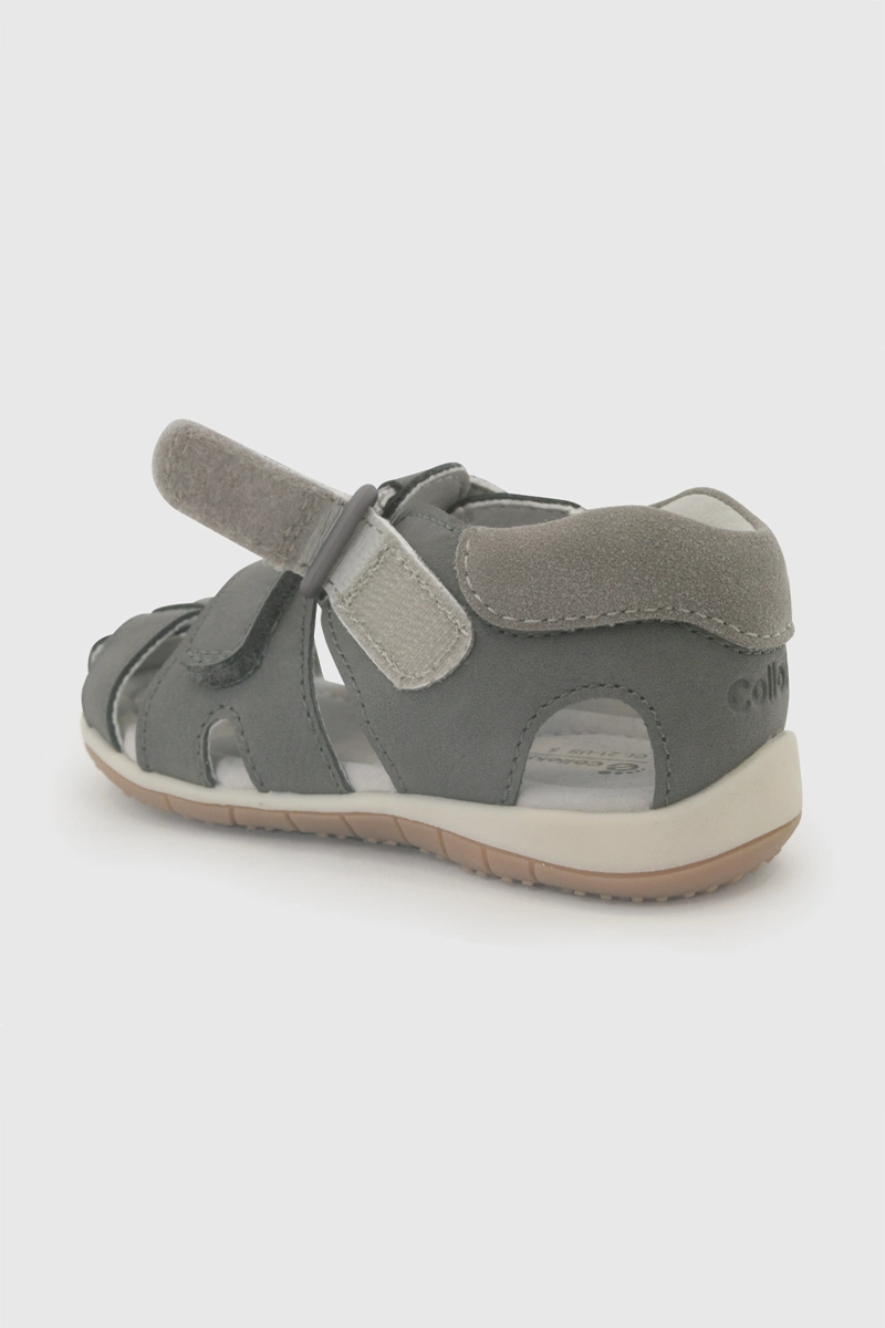 SANDALIA VELCRO NEGRA NIÑO 18-21 COLLOKY - 7