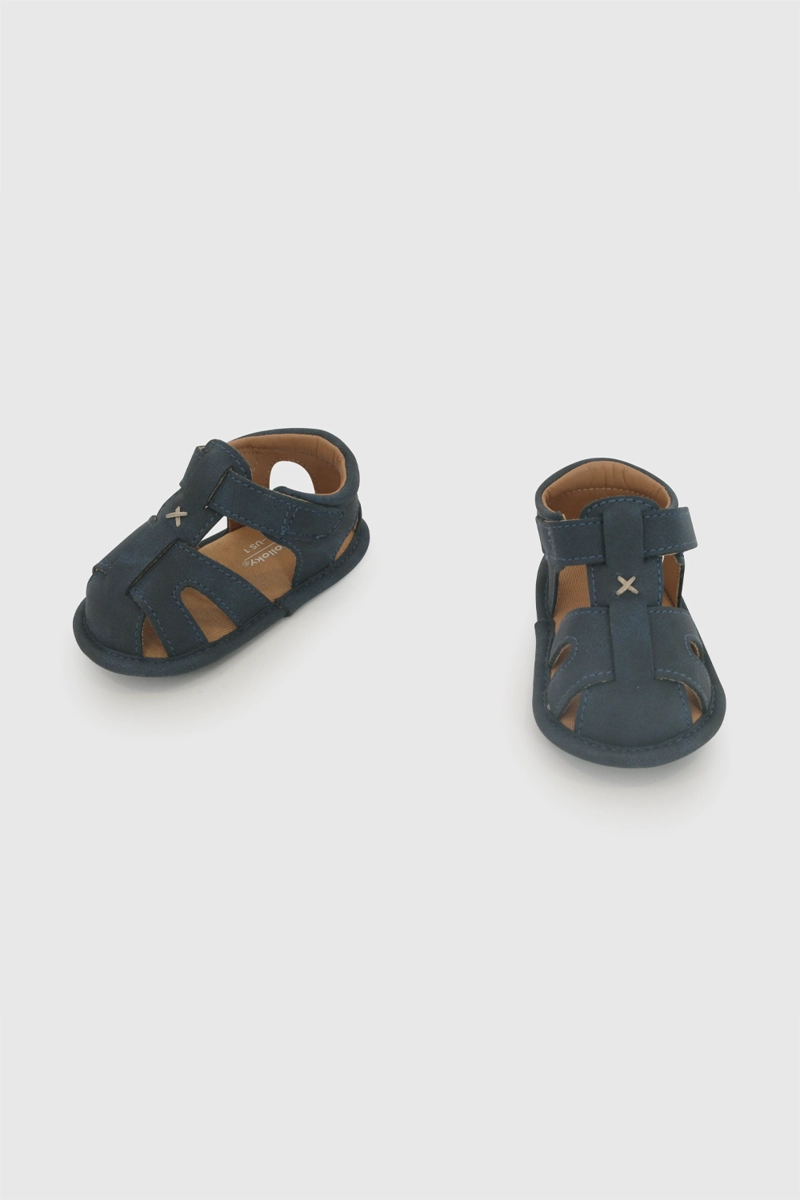 SANDALIA VELRCRO AZUL NIÑO 14-18 COLLOKY - 5