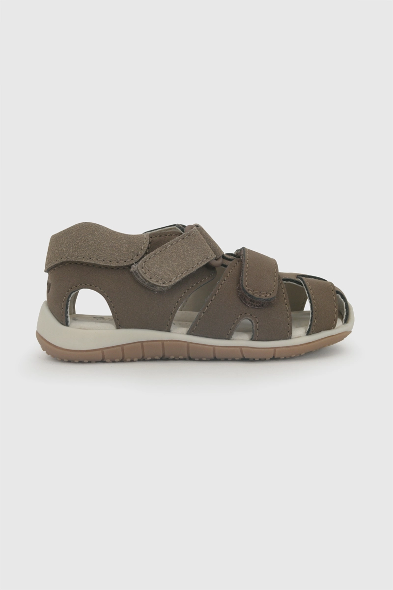 SANDALIA VELCRO CAFE NIÑO 18-21 COLLOKY - 3