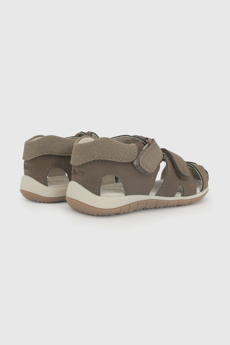 SANDALIA VELCRO CAFE NIÑO 18-21 COLLOKY - 6