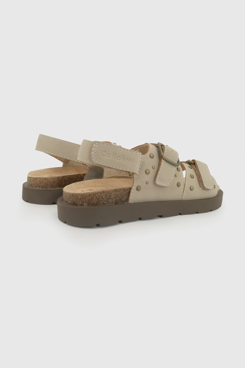 SANDALIA CORCHO BEIGE NIÑA 28-38 COLLOKY - 6