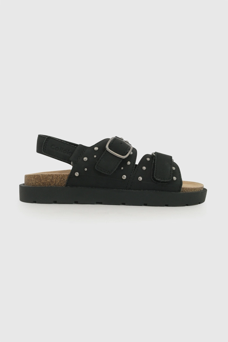 SANDALIA CORCHO NEGRA NIÑA 28-38 COLLOKY - 3