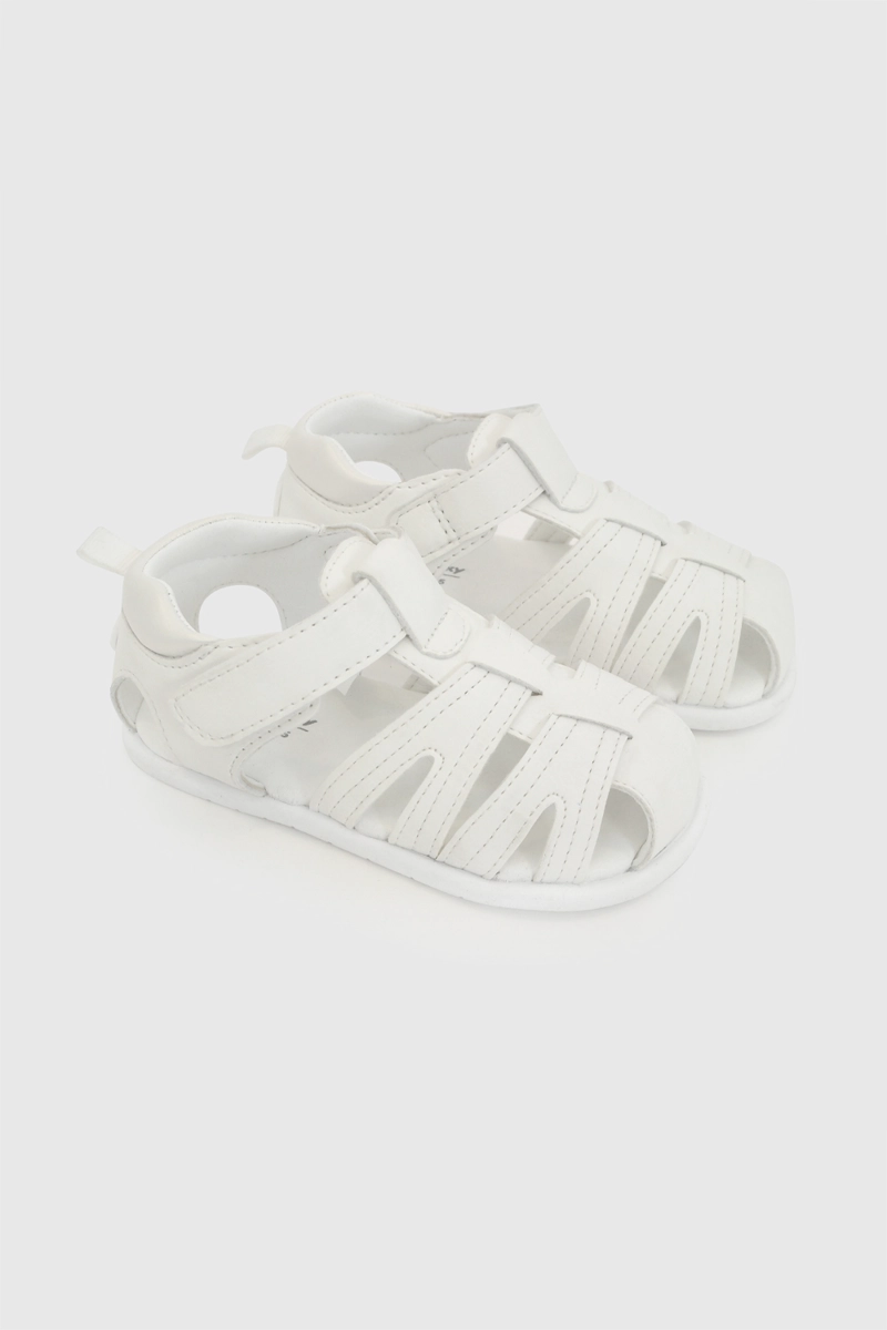 SANDALIA FRANCISCANA BLANCO NIÑA 18-21 - 1
