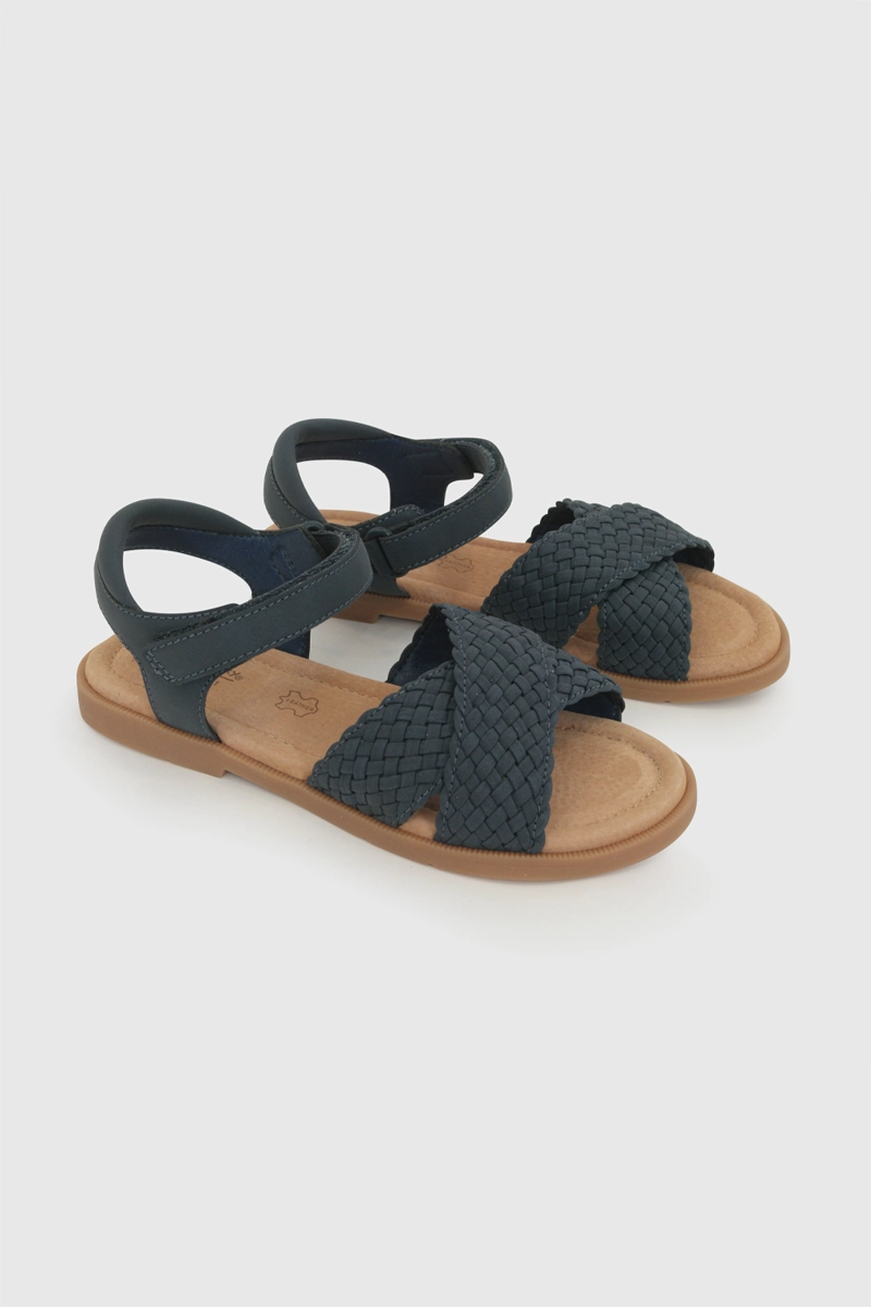 SANDALIA TRENZADA AZUL NIÑA 28-38 COLLOKY - 1