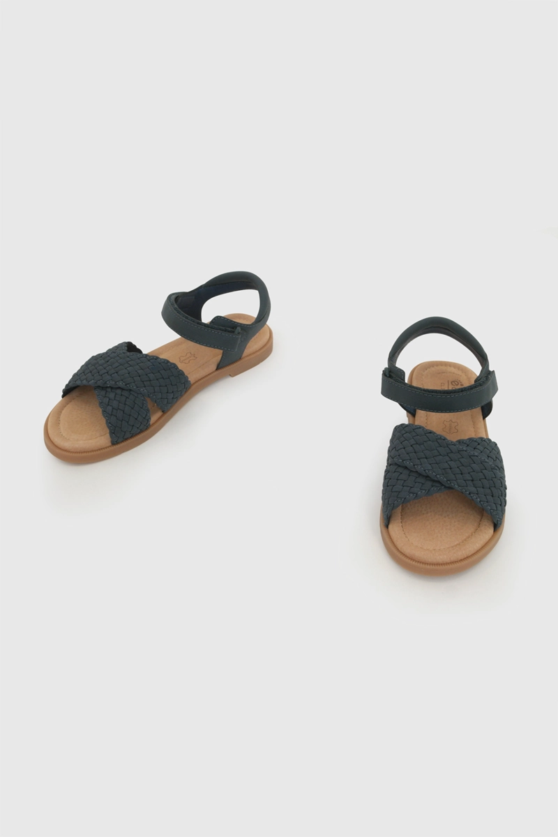 SANDALIA TRENZADA AZUL NIÑA 28-38 COLLOKY - 5