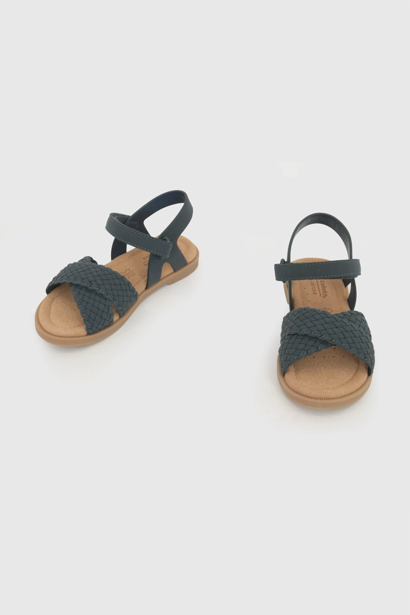 SANDALIA TRENZADA AZUL NIÑA 21-27 COLLOKY - 4