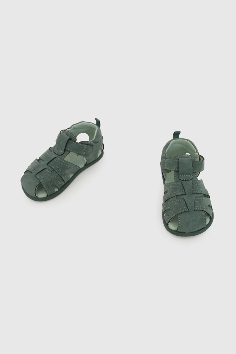 SANDALIA FRANCISCANA VERDE NIÑO 18-21 COLLOKY - 4