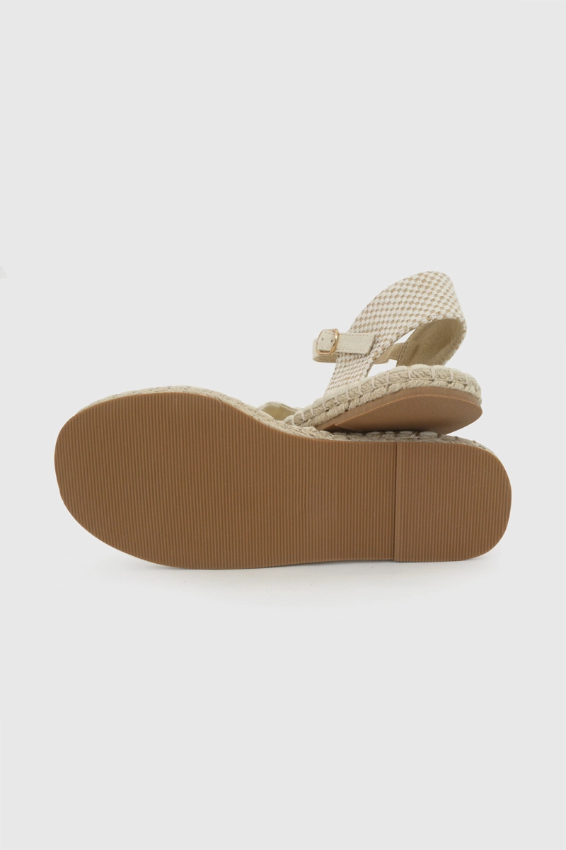 ALPARGATA FLORES BEIGE NIÑA 28-33 COLLOKY - 3