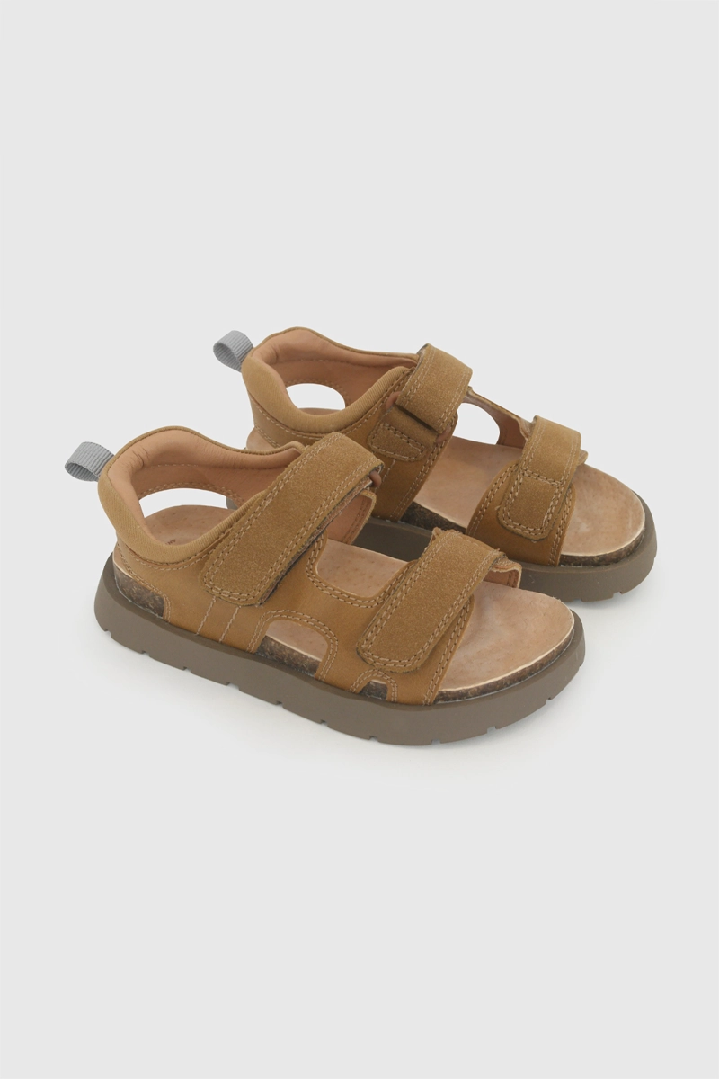 SANDALIA VELCRO BEIGE NIÑO 21-27 COLLOKY - 1
