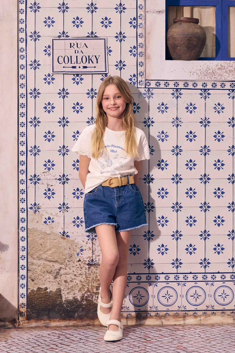 SHORT JEANS CELESTE NIÑA 3-4A A 12-13A COLLOKY - 5