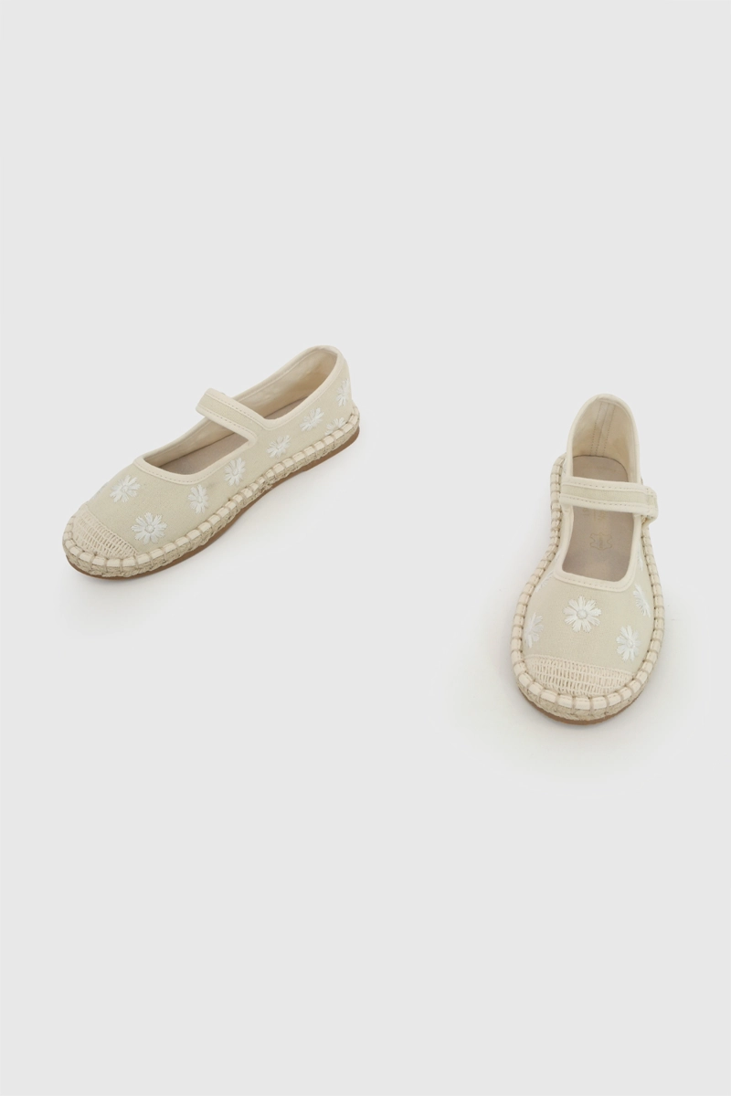 BALLERINA FLORES BEIGE NIÑA 28-38 COLLOKY - 4