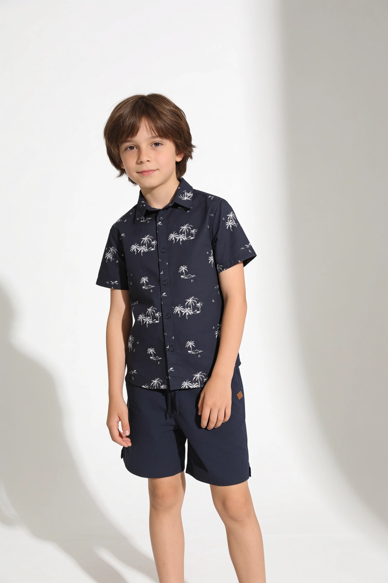 CAMISA POPELINA CELESTE NIÑO 3-4A A 12-13A COLLOKY - 2
