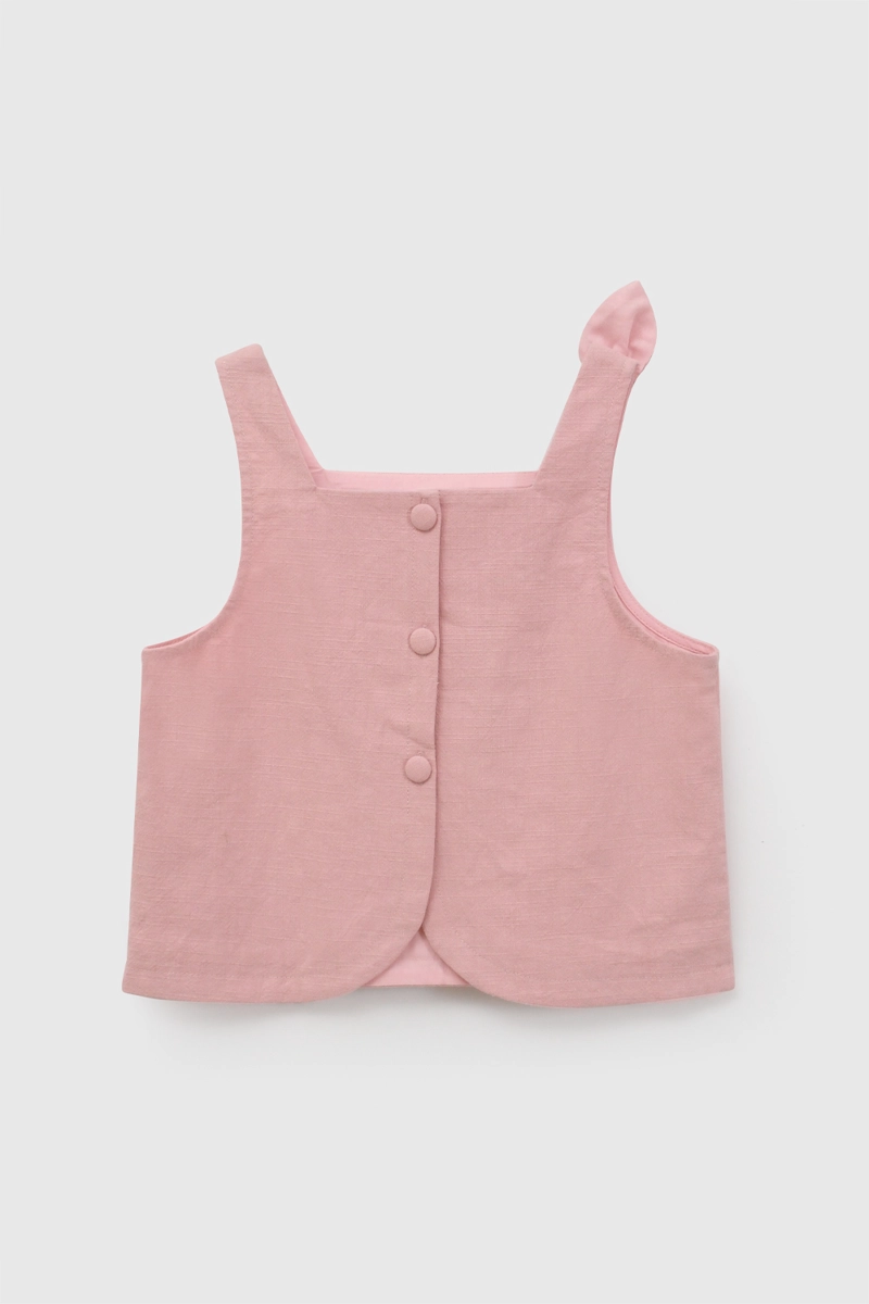 BLUSA CINTA ROSA VIEJO NIÑA 3-4A A 12-13A COLLOKY - 3