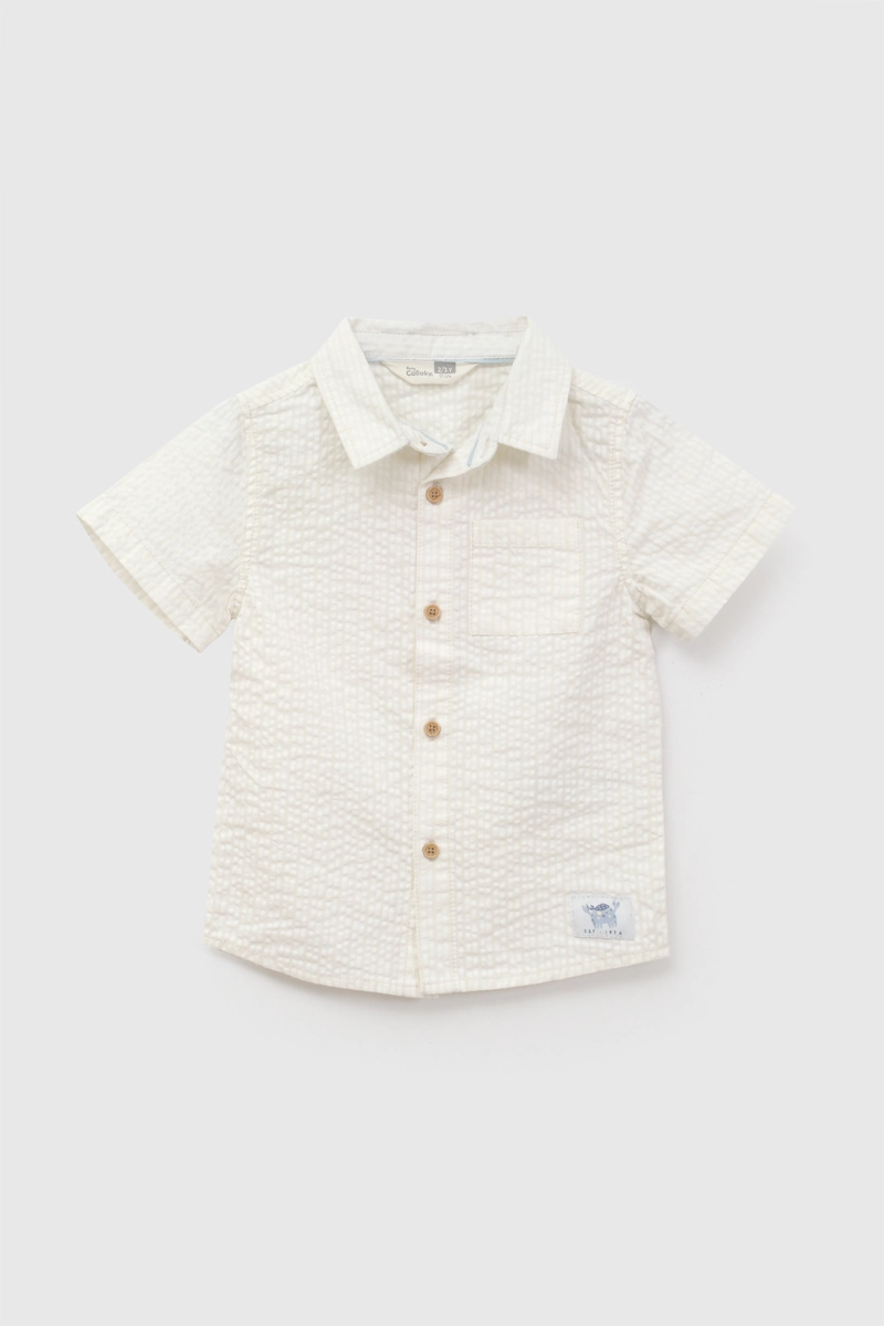 CAMISA MANGA CORTA AMARILLO NIÑO 6-9M A 4-5A COLLOKY - 1