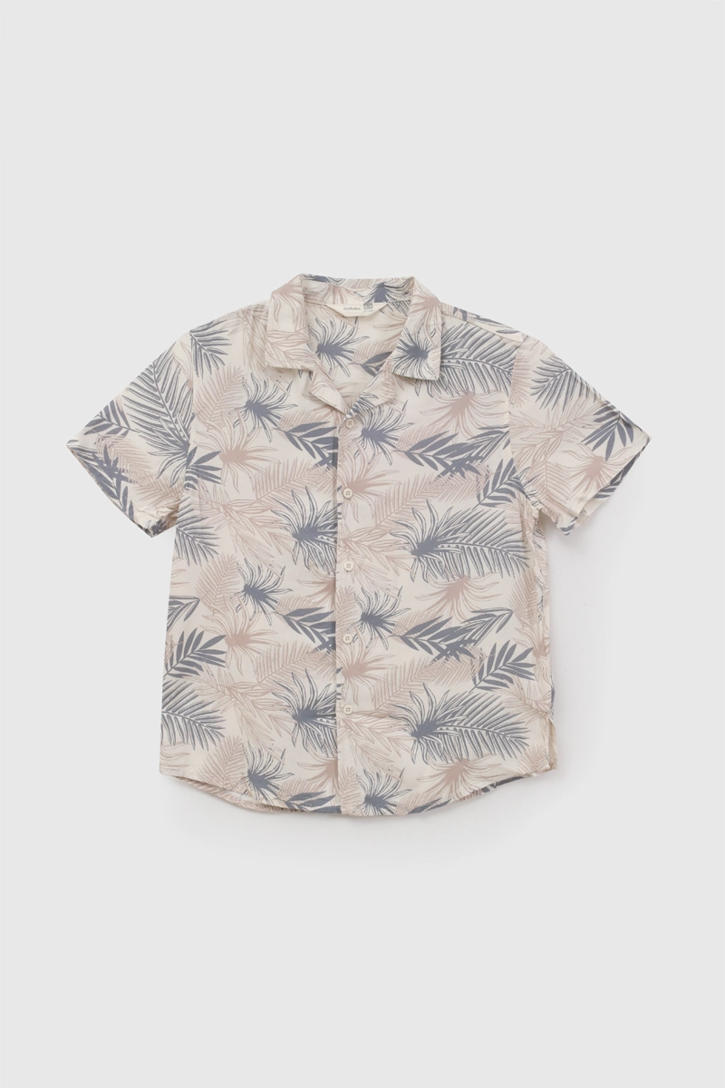 CAMISA VISCOSA BEIGE NIÑO 3-4A A 12-13A COLLOKY - 1