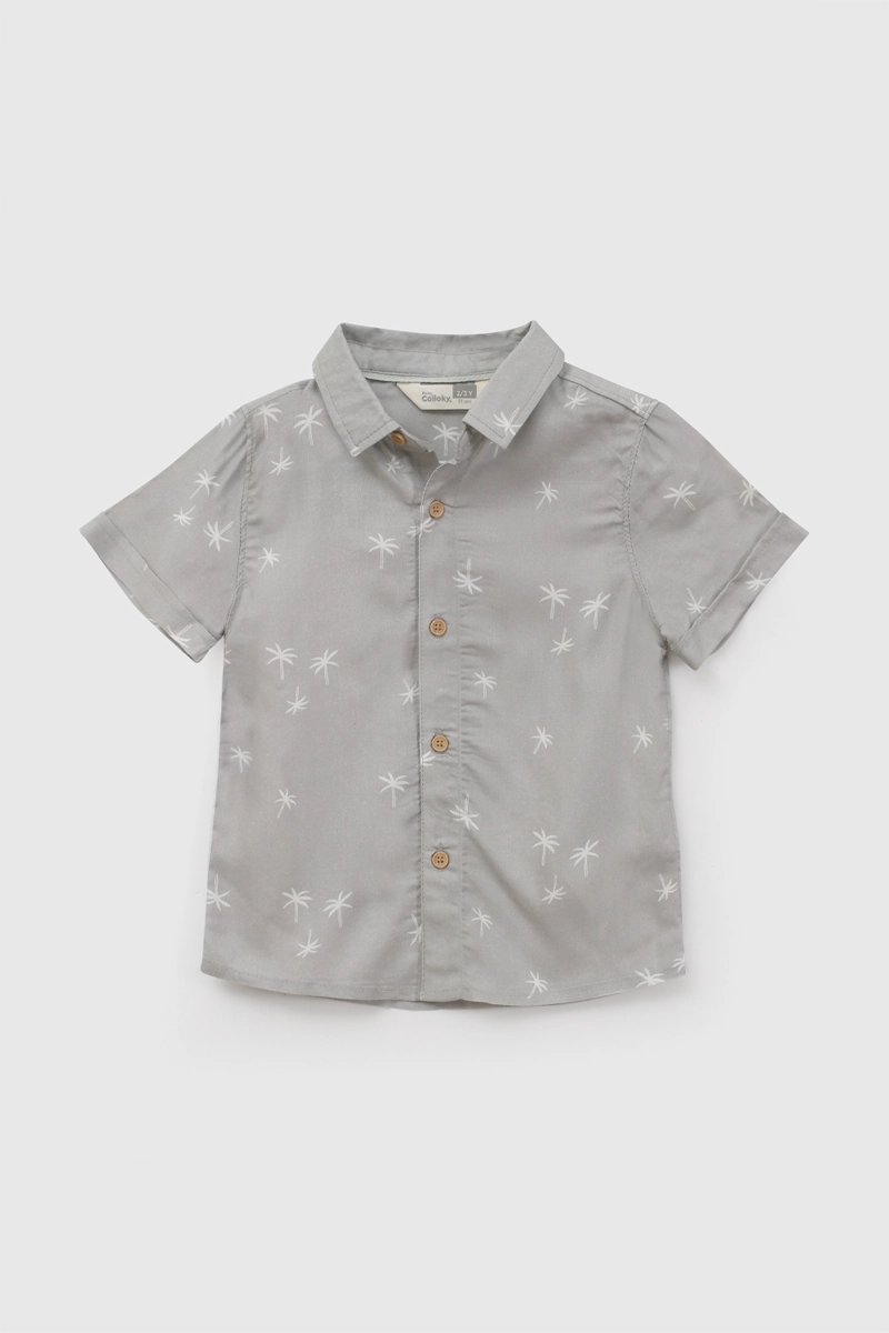 CAMISA VISCOSA VERDE NIÑO 6-9M A 4-5A COLLOKY - 1
