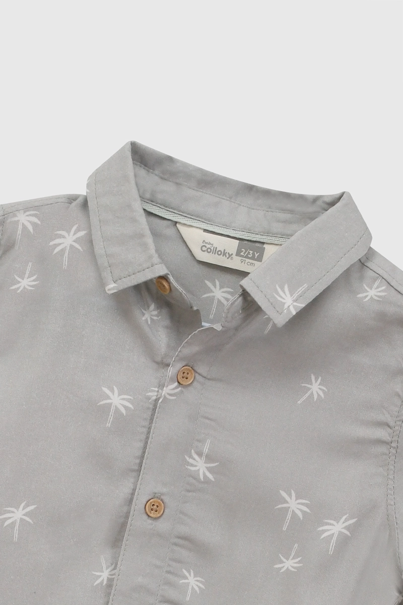 CAMISA VISCOSA VERDE NIÑO 6-9M A 4-5A COLLOKY - 4