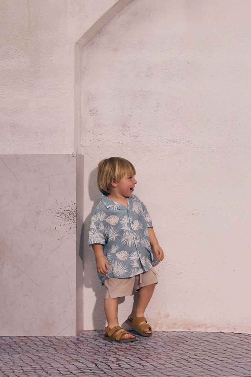 CAMISA VISCOSA VERDE NIÑO 6-9M A 4-5A COLLOKY - 5