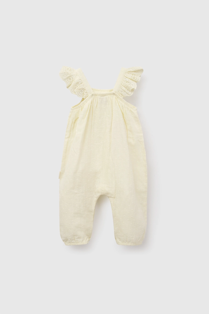 CONJUNTO ALGODON AMARILLO NIÑA RN A 6-9M COLLOKY - 4