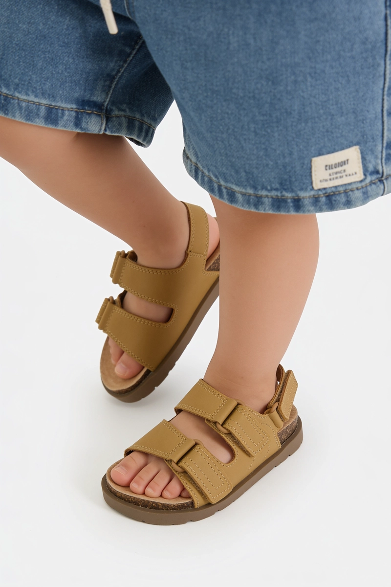 SANDALIA VELCRO AMARILLA NIÑO 21-27 COLLOKY - 2