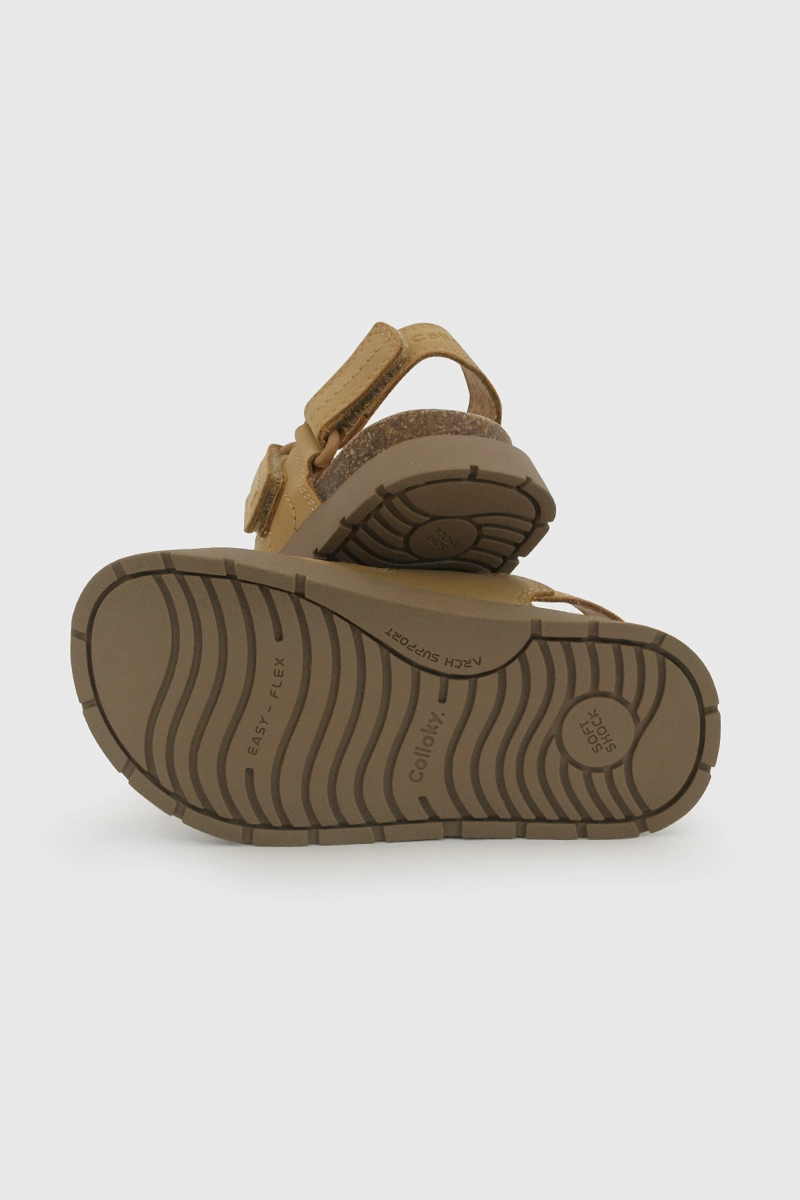 SANDALIA VELCRO AMARILLA NIÑO 21-27 COLLOKY - 4