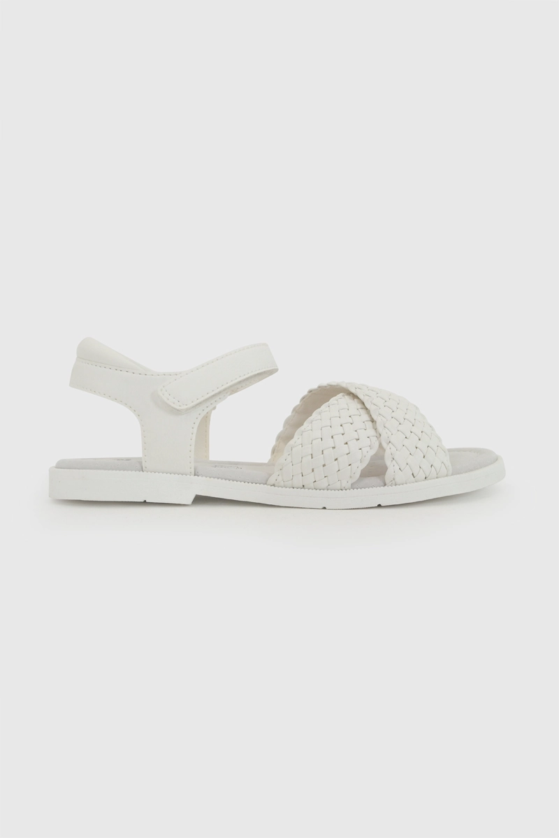 SANDALIA TRENZADA BLANCA NIÑA 28-38 COLLOKY - 3