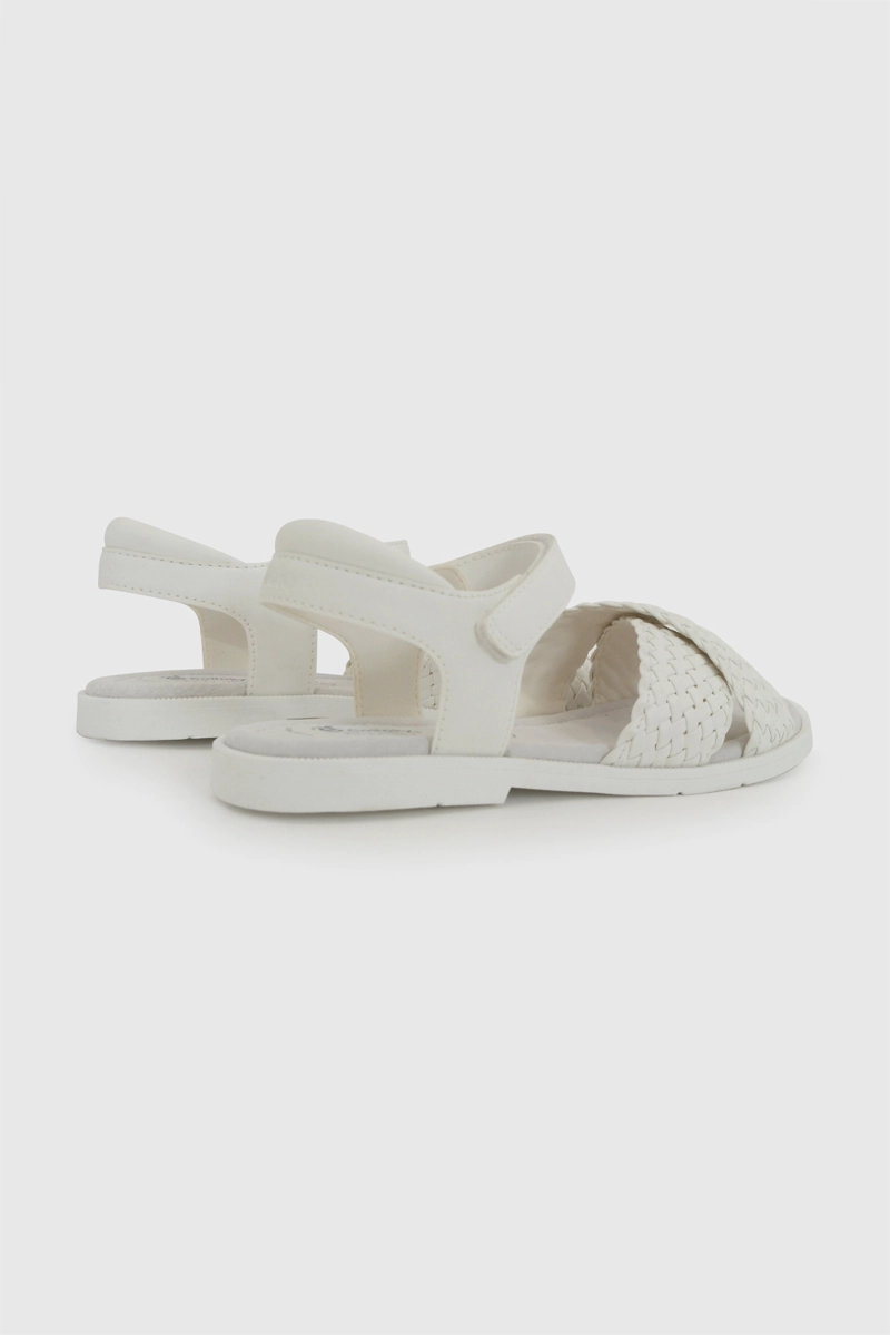 SANDALIA TRENZADA BLANCA NIÑA 28-38 COLLOKY - 6