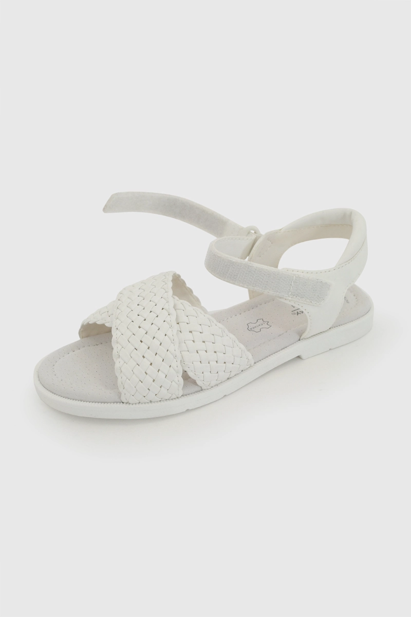 SANDALIA TRENZADA BLANCA NIÑA 28-38 COLLOKY - 7