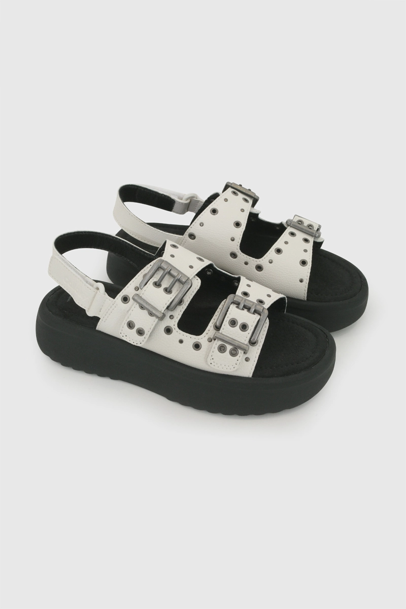SANDALIA PLATAFORMA BLANCA NIÑA 28-38 COLLOKY - 1